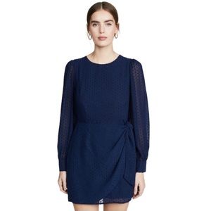 Yumi Kim Wonderland Dress in Navy Swiss Dot